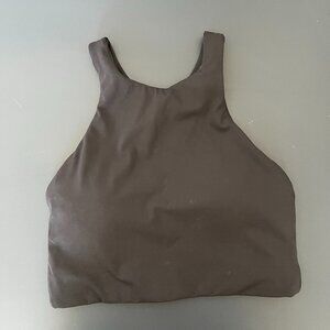 Montiel Hazel Crop Black Sports Bra | Size Small